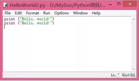 Hello，world！扩展之Python