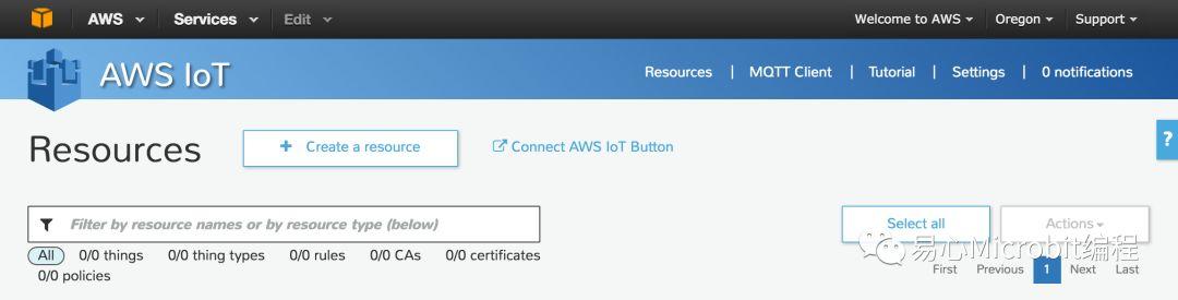 物联网课程系列：用Python传送温湿度信息到AWS IoT