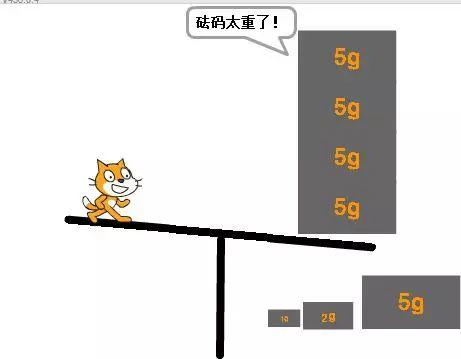 能力橙小课 | Scratch编程学习如何砝码称重 能力橙小课 | Scratch编程学习如何砝码称重