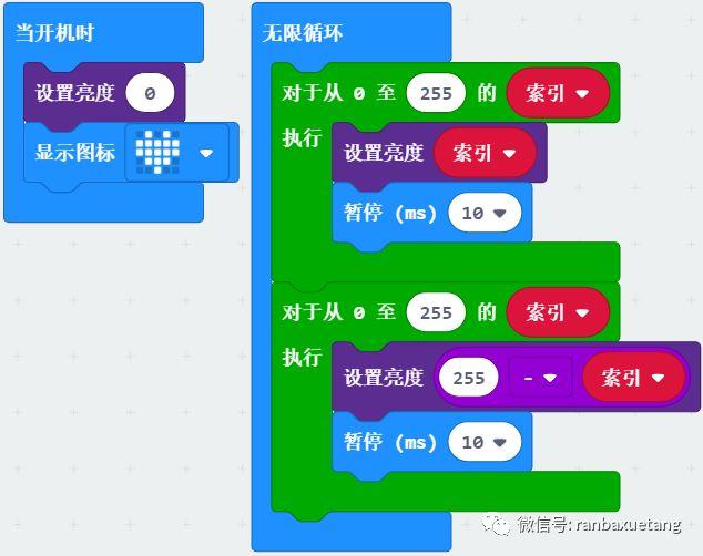 micro:bit 舞动屏幕（2）