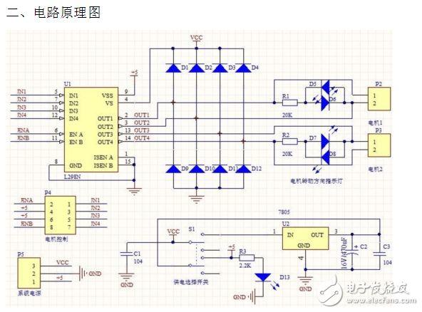 使用arduino，L298N模块驱动电机