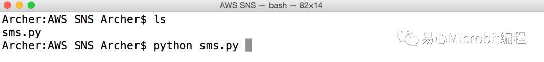 Python课程系列：使用AWS SNS传送短信息到手机