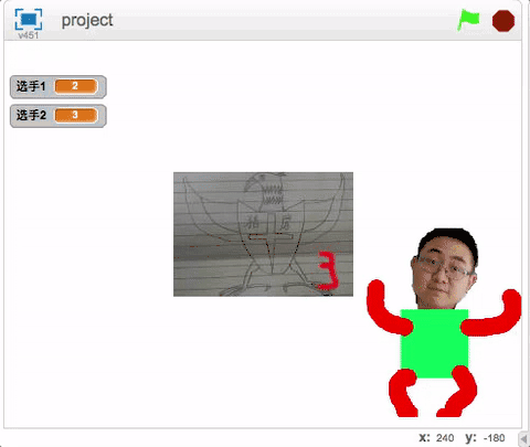1.21 Scratch 随机PK动画