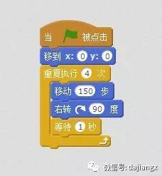 Scratch练习项目2：走出正方形