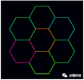 虎薇科技Scratch3.0编程课程：艺术绘画2—彩色多边形组合