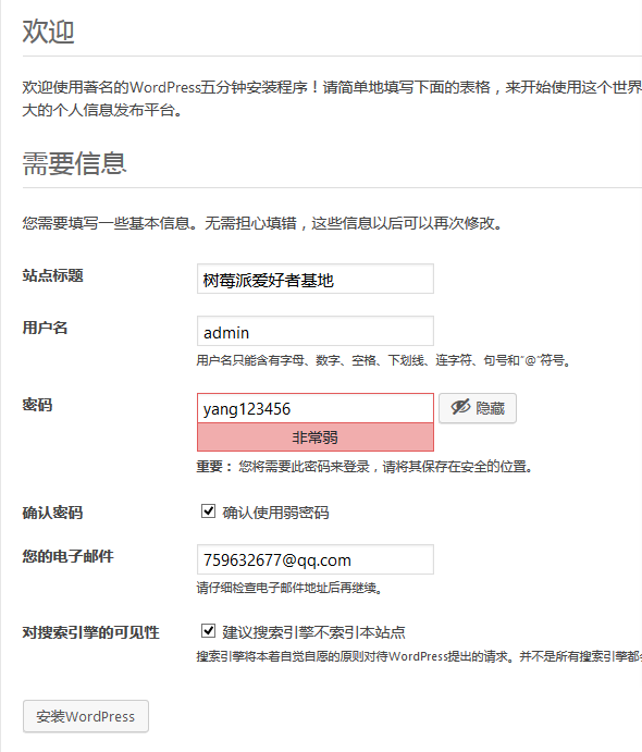 树莓派搭建博客/网站教程 树莓派搭建博客/网站教程