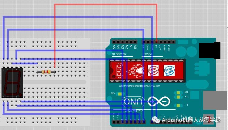 陪孩子一起学Arduino第7课-数码管02
