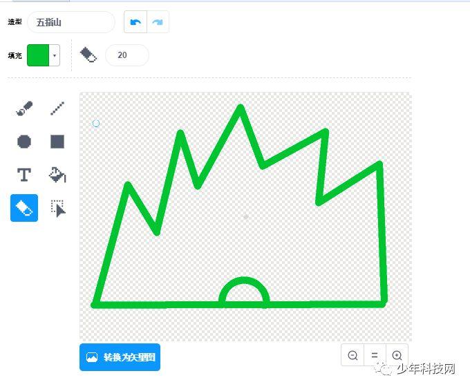 Scratch 3.0绘图功能——位图模式