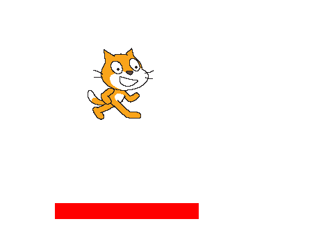 Scratch学习：小猫跳弹床