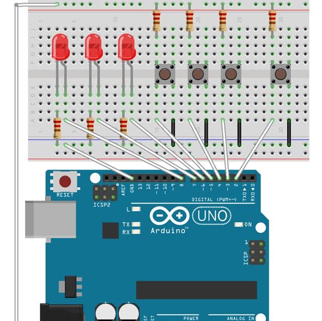 【Arduino教程】第八讲：抢答器实验
