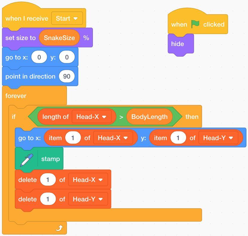 用Scratch制作贪吃蛇