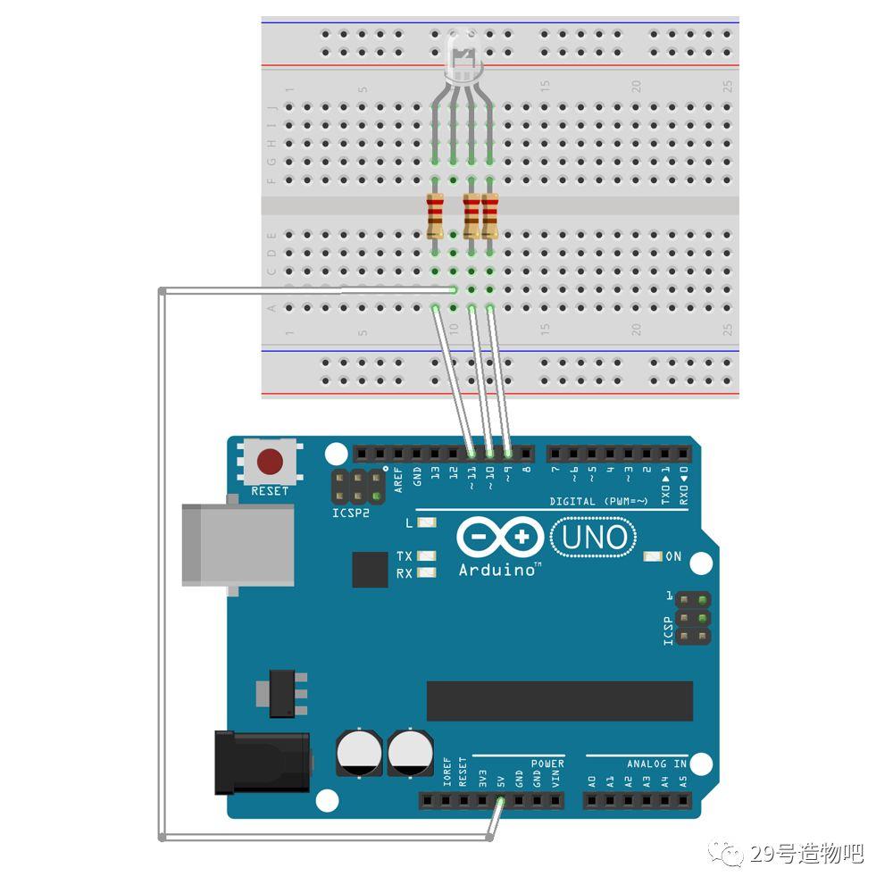 【Arduino教程】第十四讲：三色灯传感器实验