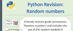 Python课程系列：random 随机模块
