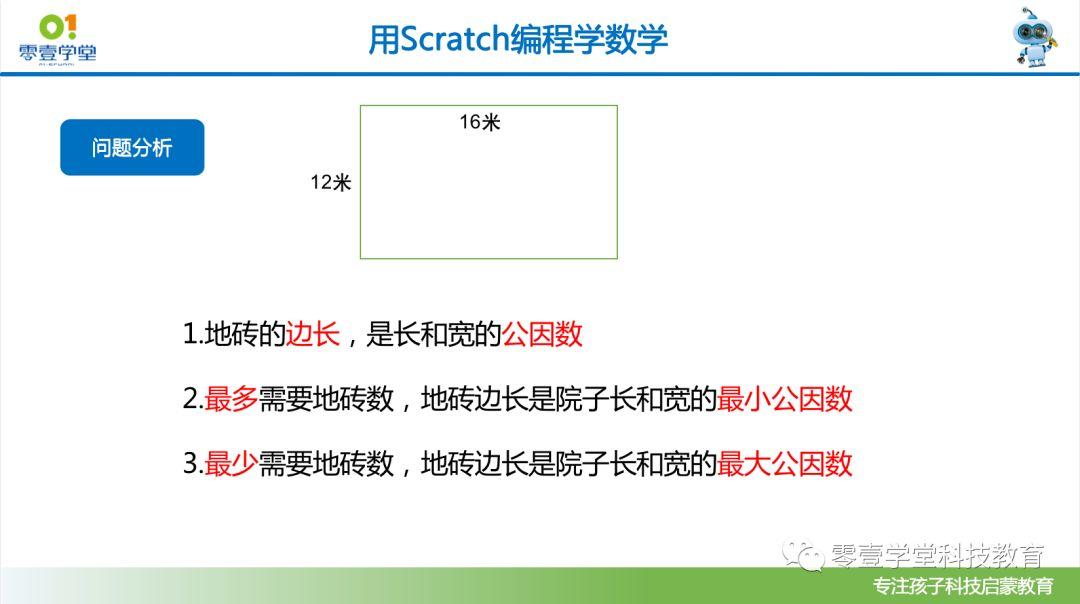 跟我一起学编程—《用Scratch编程学数学》第1课：最小公因数和最大公因数