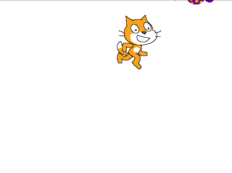 Scratch学习：追蝴蝶的小猫