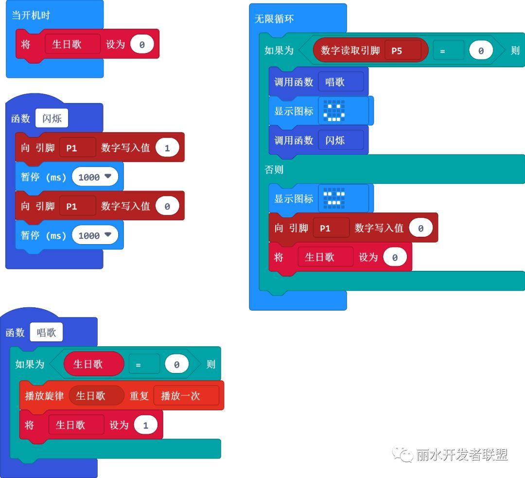 【跟着宝妹学Microbit编程】第五课 场景应用--生日快乐