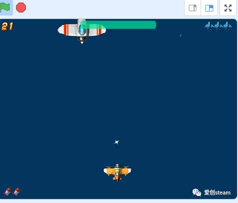 【SCRATCH创意编程之五十四集】唐老师设计的打飞机