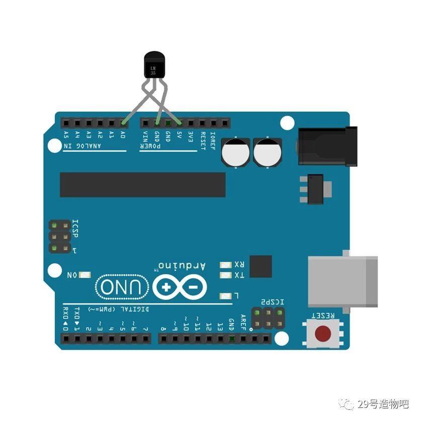 【Arduino教程】第二十八讲：LM35温度传感器实验