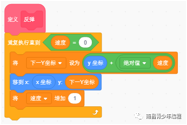 Scratch--- 看上去很简单的反弹球