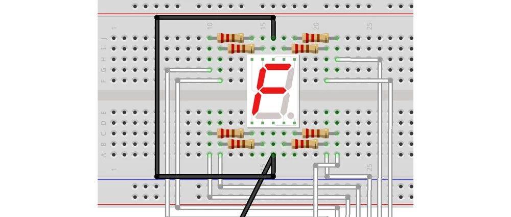 【Arduino编程】第二十三讲：1位数码管模拟值实验