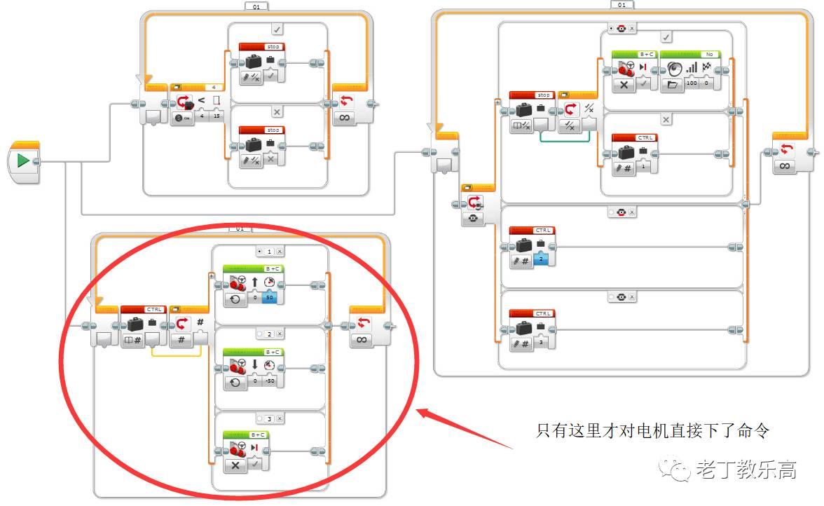 【EV3基础编程 第八课】升阶学习难度，一对一个性化控制程序，变量来了