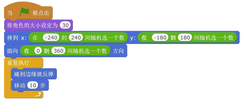 Scratch每周小练10——躲避球