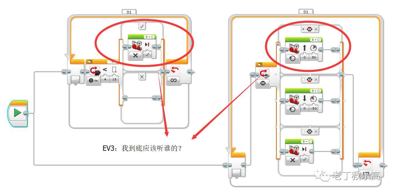 【EV3基础编程 第八课】升阶学习难度，一对一个性化控制程序，变量来了