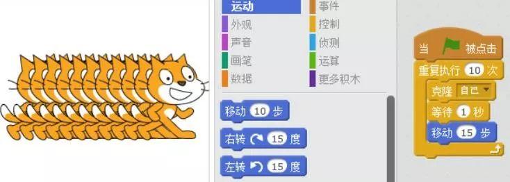 scratch少儿编程第一季——13、控制模块之克隆