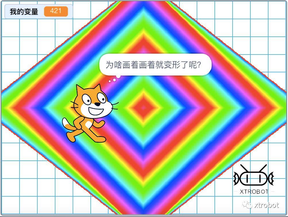 scratch3.0小问题系列(六)画图因边界导致变形