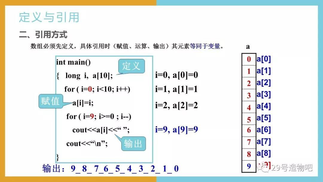 【C++程序设计】第六讲：一维数组（上）