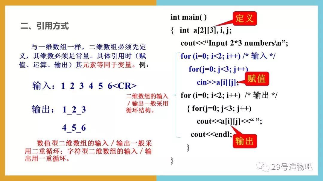 【C++程序设计】第八讲：二维数组（上）