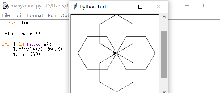 python少儿编程兴趣级——08、使用for循环输出螺旋体图形