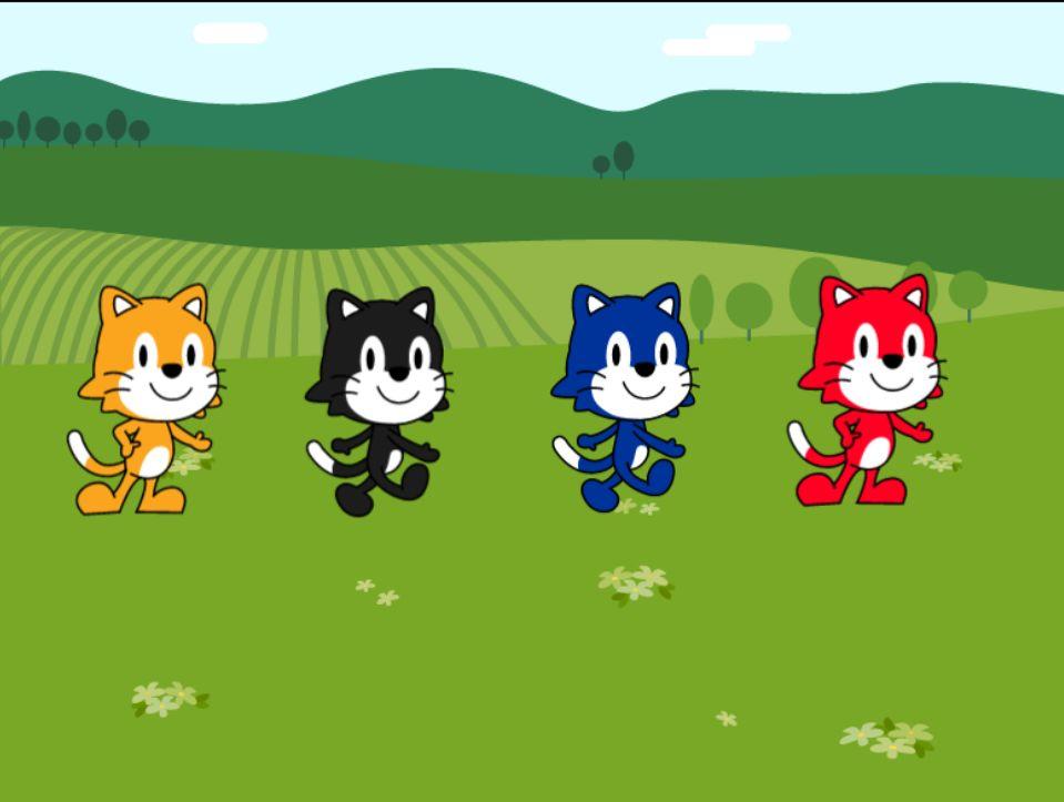ScratchJr——旋转的小猫