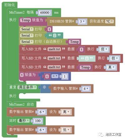 用Arduino研究热水与冰在室温下的温度变化