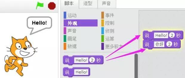 scratch少儿编程第一季——07、人要衣装佛靠金装——外观模块