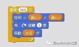 Scratch课程系列：画圆形
