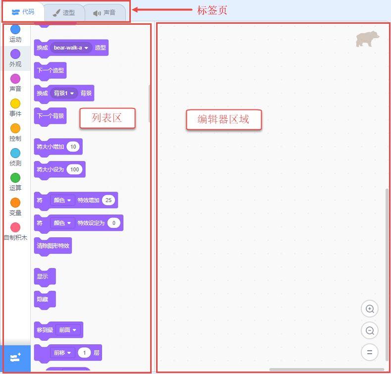 少儿编程 | 03.Scratch编辑器界面
