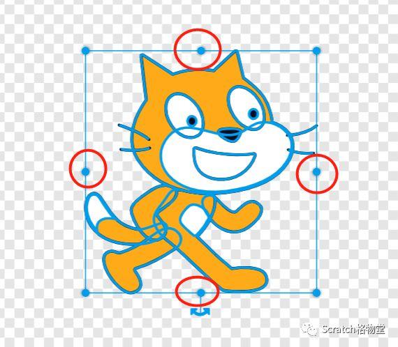 Scratch3.0的造型中心点精确校准方法