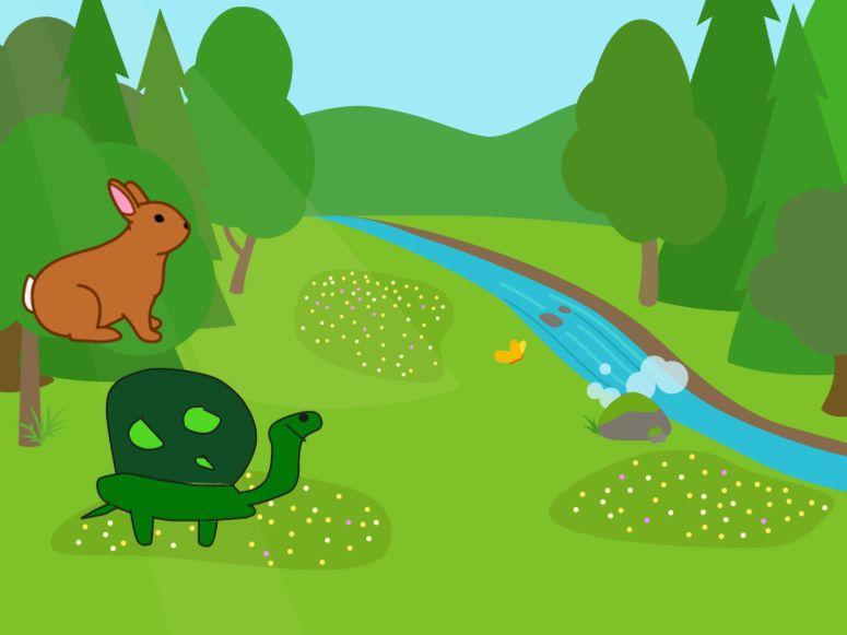 动手玩转少儿编程ScratchJr——龟兔赛跑