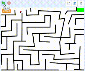 Scratch实例2--迷宫