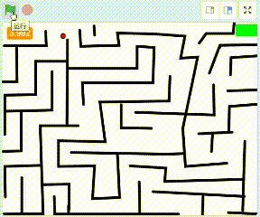 Scratch实例2--迷宫 Scratch实例2--迷宫