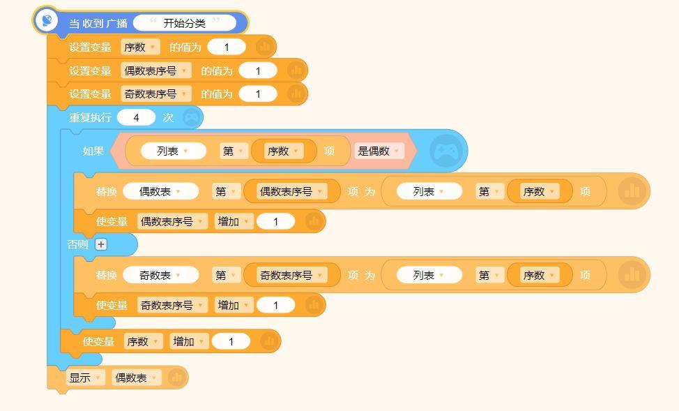 Scratch学数学   二次分类