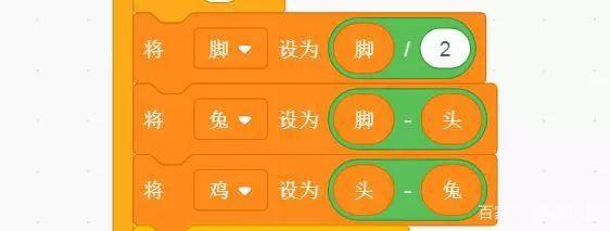 Scratch3.0编程小课堂（奥数题：鸡兔同笼）