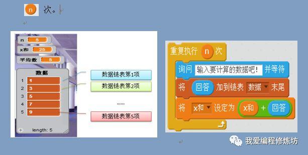 Scratch趣味编程之算平均数程序