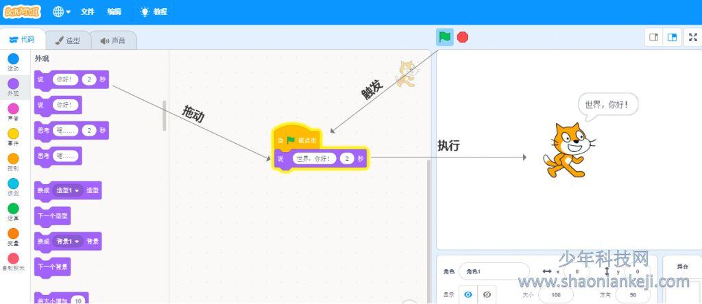 Scratch 3.0代码编辑 ——基础 Scratch 3.0代码编辑 ——基础