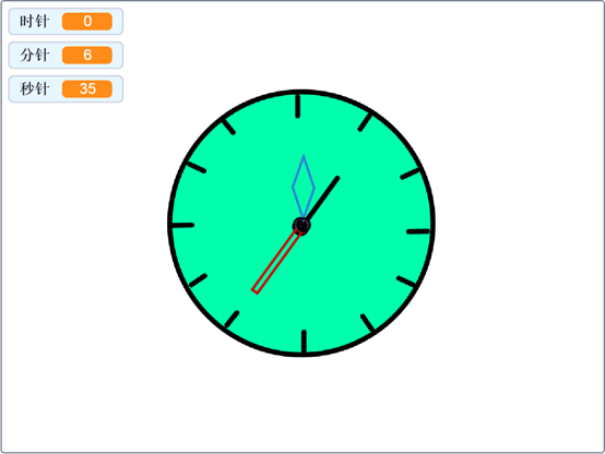跟我学Scratch编程：漂亮的时钟（九）