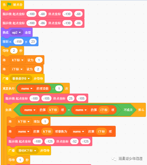 scratch源码：删除排序数组中的重复项