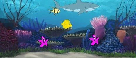 Scratch 25：小游戏 水族馆 （4）