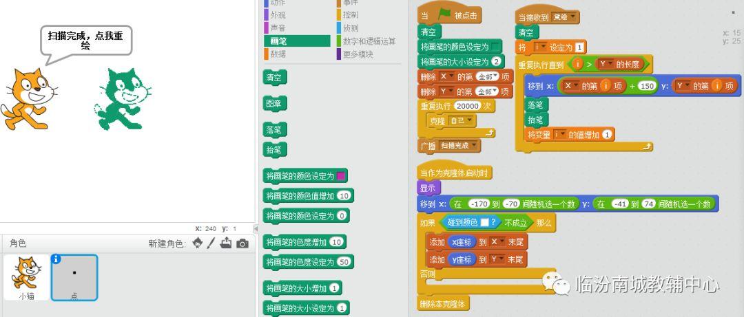 少儿创意编程（特35）scratch点绘图的一次讨论