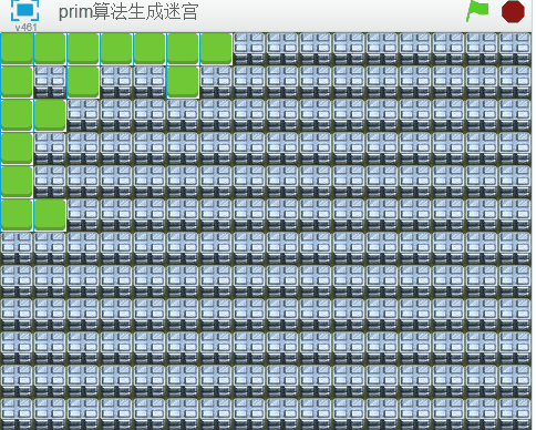 自动生成随机迷宫(1)--prim算法 自动生成随机迷宫(1)--prim算法